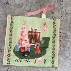 ❤️ Marshall’s Reusable Tote Bag~19X 17” X 8 Christmas dog all Joy Marshalls LE