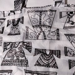 Ikea Karismatisk Black/White Foldable Shopping Bag Stocking Filler