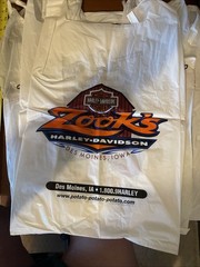 Lot Of 8 Genuine Harley Plastic Gift Shopping Bags Different Sizes