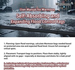 Reusable Flood Protection Bags – 5+ Shelf Life, Ideal for Home & Garage Use