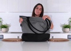 Cotton Canvas Tote Bag with handles Reusable Cloth Shopping Grocery Large Heavy