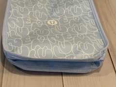 Lululemon Reusable Shopping Tote Lunch Bag Light Blue Sky Cloud Bubble