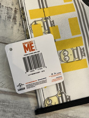 Minions Reusable 3 Tote Treat Gift Bags 12″x13″x6″ Banana Fluffy Prison