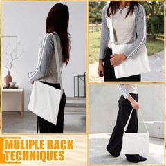 10 Pack 12 x 14 Inches Multi Purpose Reusable Blank Large Size Canvas Lightwe…