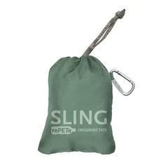 Sling rePETe Refine EcoFriendly Messenger Style Reusable Tote Bag Shopping