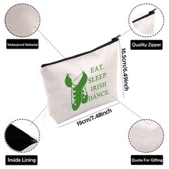ZJXHPO Irish Dance Survival Kit – Makeup Bag With Zipper, Lover