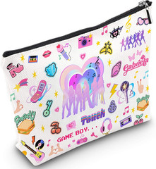 Katsyee Merch Inspired Kpop Makeup Bag for Women Merchandise Gifts for K-Pop Lov