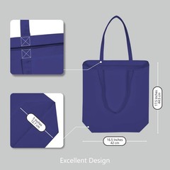 2 | 6 Pack Super Strong Large 17.5″x16.5″x5″ 10oz Cotton Canvas Tote Bag, Reu…