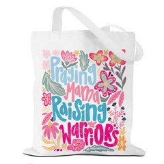 Praying Mama Tote Bag, Canvas Tote Bag, Mother’s Day Christian Gifts for Wome…