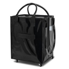 Reusable Grocery Bag On Wheels,Shopping Trolley with Zipper Closure,Rolling T…