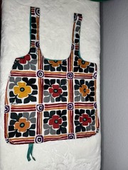 Brighton Reusable Grocery Tote Beach Tote Canvas. Washable NWOT