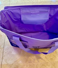 Trader Joe’s Tote Bag 8 Gal Lavender Purple Reusable Insulated Eco Shopping Ltd