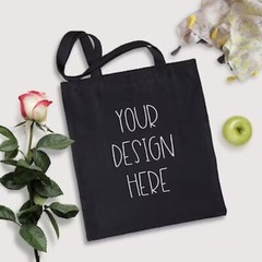 Durable Handcrafted Cotton Tote: Customizable, Spacious, Eco-Friendly