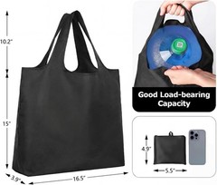 1|2 Pack Large Foldable Shopping Bag, Reusable Grocery Bag, Used for Shopping…