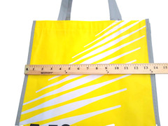 Nikon Shopping Bag Tote Yellow Coated Polyester