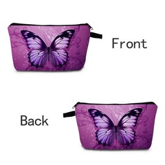 MoCaliduccious Small Butterfly Makeup Bag for Purse Cosmetic 04