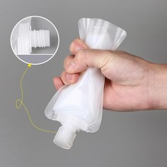 10Pcs Transparent Portable Fluid Packing Bags, Lotion 30ml,