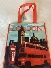 Whole Foods Market London Tote Bag Red Bus Big Ben England Nwt UK New