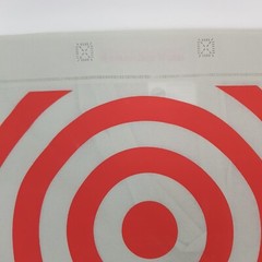 Target Brand Reusable Shopping Tote Bag Lot 5 Grocery Reduce Reuse Recycle 15×17