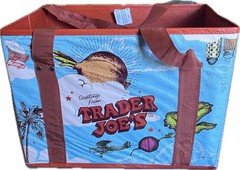 Trader Joe’s Stand-Up Collapsible Reusable Tote Bag 6 Gal Large