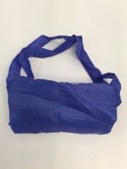 Laundry Grocery Book Bag Carry All Tote Blue 14” X 6.5” X 6.5” Travel