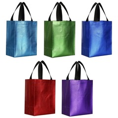 Tosnail 40 Pack 10 x 8 Inches Reusable Gift Bags, Medium Fabric Tote Bag with…