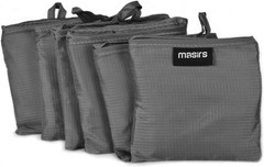 Versatile & Stylish Grey Reusable Grocery Bags – Set of 6 Foldable Eco Bags
