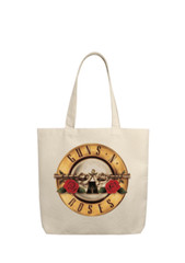 Guns Roses Tote Bag Reusable Washable Shopping Grocery Snack Book Concert