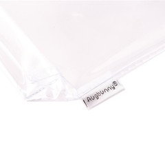 Augbunny Multi-purpose Waterproof Clear Vinyl Zippered Toiletry Medium,