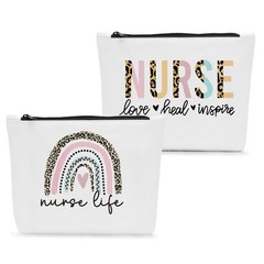 Sldpngo Nurse Makeup Bag, Funny Nursing Gifts for 10*7.5*2 inch, Tassel