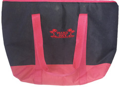 Trader Joe’s Reusable Black and Red Trees Insulated Freezer Grocery Bag