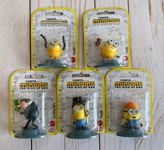 Minions Despicable Me Reusable Bag + Play Pack+ 5 Collectible Toys Halloween New