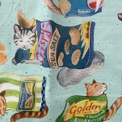 New TJMaxx Extra Large 3 x Shopping Bags Cats in Chip Bags Cute