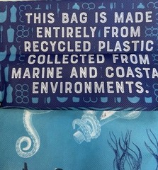 Trader Joe’s NEMO BAG Recycled Ocean PLASTIC Tote Bag Shopping Bag NWT 🐟🎏💙