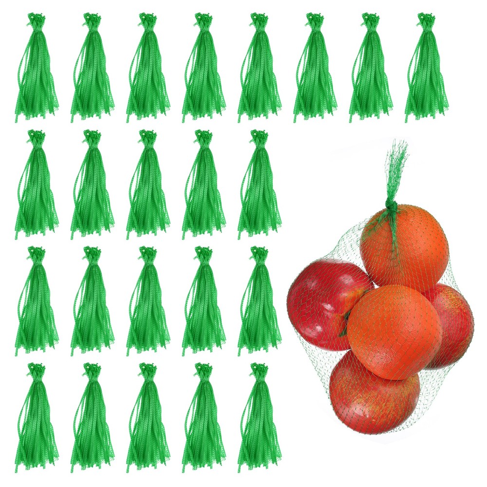 150pcs 12 Inch Reusable Produce Mesh Bag, Green