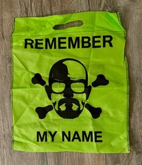 BREAKING BAD collectors BAG urban outfitters WALTER WHITE heisenberg NEON GREEN
