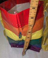 IKEA Rainbow Mini Tote Shopper Bag w/ Double Handles- Lot of 3
