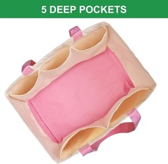 3 Pack Canvas Reusable Grocery Bags Heavy Duty 8.3 gal Foldable Large Tote Bag