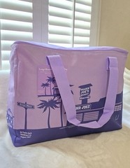 Trader Joe’s 8 Gallons Reusable Bag Cooler Large Insulated Tote Lavender Purple