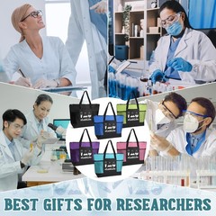 6 Pcs Lab Graduations Gifts Bulk for Reusable Laboratory Tote Bags Science Pa…