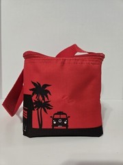 Trader Joe’s Mini Insulated Cooler Red Tote Lunch Bag Holds Up To 1.5 Gallons
