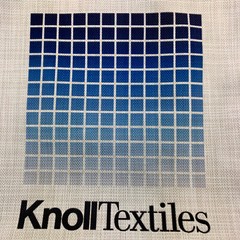 Knoll Textiles Fabrics Upholstery Design Vinyl Promo Gift Shopping Bag Tote NEW