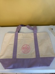 Trader Joe’s LARGE Lavender Canvas Tote Bag VIRAL NWOT Spring Color