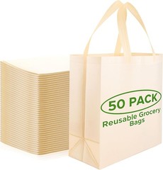 Reusable Grocery Bags Eco-Friendly – Large Reusable Shopping Bags