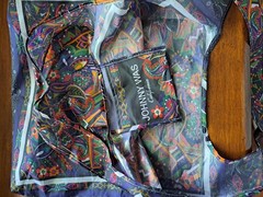 Johnny Was Colorful Reusable Lightweight Grocery Shopping Travel Tote Bag