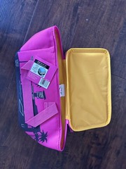 Trader Joe’s MINI INSULATED TOTE BAG 1.5 Gallon PINK & BLUE