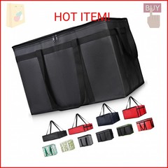 CIVJET Insulated Food Delivery Bag, XXXL Insulated Reusable Grocery Cooler/Hot B