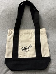 Palmetto Superfoods Black Canvas Mini Tote With Snap Closure & slip Pocket NEW