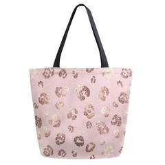Pfrewn Leopard Canvas Tote Bag Large Grocery Bag Reusable Beach Shopping Bag …