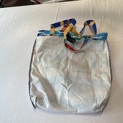 Anthony Foldable Reusable Shopping Bag Scenic Multicolor 18x16x8 in